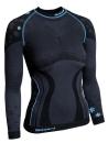 Blizzard Viva long sleeve anthracite/light blue funkční triko POUZE Velikost M/L (VÝPRODEJ)