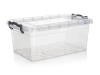 BRILANZ Box úložný GEMA 9l, 36,5x24,5x15,5cm, víko, klip, PH ŠE/TRA