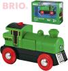 Brio DŘEVO Lokomotiva na baterie zelená příslušenství k vláčkodráze Světlo Brio DŘEVO Lokomotiva na baterie zelená příslušenství k vláčkodráze Světlo