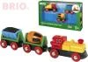 Brio Mašinka elektrická set se 2 vagónky na baterie k vláčkodráze 33319 Světlo Brio Mašinka elektrická set se 2 vagónky na baterie k vláčkodráze 33319 Světlo