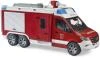 Bruder 02680 Auto MB Sprinter hasičský vůz funkční model na baterie Světlo Zvuk