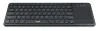 C-TECH klávesnice WLTK-01, bezdrátová klávesnice s touchpadem, černá, USB