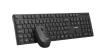 C-TECH WLKMC-03, bezdrátový set klávesnice s myší,nízký zdvih,USB, CZ/SK,černá