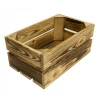 CALTER 32x20x14 cm opalovaná dřevěná bedýnka CALTER 32x20x14 cm opalovaná dřevěná bedýnka
