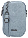 Charm London Hollywood W00600 světle modrá crossbody kabelka Charm London Hollywood W00600 světle modrá crossbody kabelka