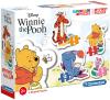 Clementoni Moje první tvarované puzzle Medvídek Pú baby skládačka 4v1