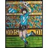 Colorvelvet Sametový obrázek Fotbalista Argentina 21x29,7cm Colorvelvet Sametový obrázek Fotbalista Argentina 21x29,7cm