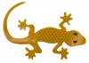 Compass Dekor samolepící GECKO žlutý