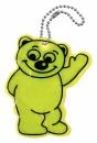 Compass Přívěšek reflexní BEAR - žlutý Compass Přívěšek reflexní BEAR - žlutý