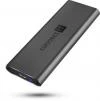 Connect IT AluSafe externí box pro SSD disky M.2 NVMe, 10 Gbps, USB-C, ANTRACITOVÝ