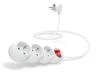 Connect IT Prodlužovací kabel 230 V, 3 zásuvky, 1,5 m, s vypínačem (bílý) Connect IT Prodlužovací kabel 230 V, 3 zásuvky, 1,5 m, s vypínačem (bílý)