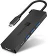 Connect IT USB-C hub, 5v1 (USB-C,3xUSB-A,HDMI), externí, ANTRACITOVÝ