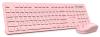 CONNECT IT Wireless FashionCombo2 Pink bezdrátová klávesnice + myš, USB 2,4GHz, růžová
