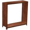 CORGARDEN 1036 Stora Zahradní dřevník 120 x 120 x 40 cm, corten CORGARDEN 1036 Stora Zahradní dřevník 120 x 120 x 40 cm, corten
