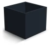 CORGARDEN Cube antracitový nerezový 60 x 60 x 50 cm zahradní květináč CORGARDEN Cube antracitový nerezový 60 x 60 x 50 cm zahradní květináč