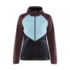 Craft Glide Hood W 1909567 dámská softshell bunda POUZE M - tmavě modrá s růžovou (VÝPRODEJ)