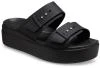 Crocs Brooklyn Buckle Low Wedge W black dámské sandály Crocs Brooklyn Buckle Low Wedge W black dámské sandály