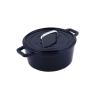 Cs Solingen Pekáč s poklicí litinový kulatý se smaltovaným povrchem ALPEN 14 cm modrá