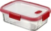 Curver Smart Cook 1,1 l Rectangular červená skleněná dóza