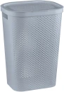 Curver Infinity Dots šedý 60L koš na prádlo Curver Infinity Dots šedý 60L koš na prádlo