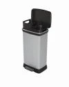Curver Odpadkový koš Deco Bin Duo 23 l + 23 l stříbrný Curver Odpadkový koš Deco Bin Duo 23 l + 23 l stříbrný