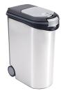 Curver Zásobník na krmivo 20 kg / 54 l metalický bílý