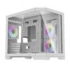 Darkflash Počítačová skříň Darflash FT418 + 6 ventilátorů aRGB (bílá)