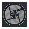 darkFlash DM8 LINE černý PWM ARGB ventilátor darkFlash DM8 LINE černý PWM ARGB ventilátor