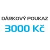 Dárkový poukaz na nákup v hodnotě 3000 Kč