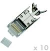 DATACOM Plug STP CAT7(6A) 8p8c- RJ45 drát (10ks)