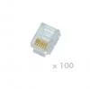 DATACOM Plug UTP CAT3 6p6c- RJ12 lanko - 100 pack