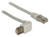 Delock Cable RJ45 Cat.6 SSTP pravoúhlý / přímý 0,5 m Delock Cable RJ45 Cat.6 SSTP pravoúhlý / přímý 0,5 m