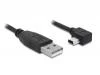 DeLock Kabel USB 2.0 A-samec USB mini-B 5-pin samec pravoůhlý, 5 metrů DeLock Kabel USB 2.0 A-samec USB mini-B 5-pin samec pravoůhlý, 5 metrů