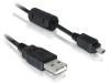 DeLock Kabel USB 2.0 k fotoaparátům Nikon 8pin UC-E6 USB 1,83m