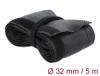 Delock Pletené opláštění na suchý zip 5 m x 32 mm, černé