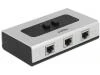 DeLock Switch RJ45 10/100/1000 Mb/s 2 porty manuální - obousměrný