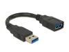 DeLock USB 3.0 kabel prodlužující A/A samec/samice délka 15cm