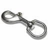 Karabina DS nerez otočná s velkým okem 113 x 32 mm Karabina DS nerez otočná s velkým okem 113 x 32 mm