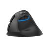 Delux Bezdrátová vertikální myš M618Mini DB BT+2,4G 2400DPI (černá)