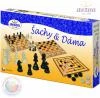 Detoa DŘEVO Hra Šachy a dáma 2v1 (společenská hra) Detoa DŘEVO Hra Šachy a dáma 2v1 (společenská hra)