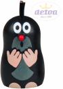 Detoa DŘEVO Krtek magnet udivený Krteček 5cm figurka (dřevěná hračka)