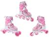 Raven Princess 3v1 růžové dětské kolečkové brusle