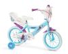 Huffy Frozen - Ledové království 14 modré dětské kolo + reflexní sada