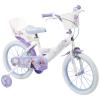 Huffy Frozen - Ledové království 16 bílé dětské kolo + reflexní sada