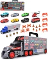 Dickie Auto kamion kufřík s vystřelovací dráhou set s autíčky a doplňky kov Dickie Auto kamion kufřík s vystřelovací dráhou set s autíčky a doplňky kov