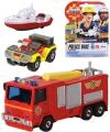 Dickie Auto kovové Požárník Sam 1:64 volný chod 8 druhů