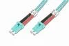 Digitus Fiber Optic Patch Cord, LC to LC, Multimode, OM3, 50/125 , Duplex Length 2m