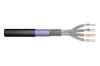 Digitus Kabel pro venkovní instalaci CAT 7 S-FTP, 1200 MHz PE, vnitřní Eca (LSZH-1), AWG 23/1, kroužek 100 m, simplex, barva čer Digitus Kabel pro venkovní instalaci CAT 7 S-FTP, 1200 MHz PE, vnitřní Eca (LSZH-1), AWG 23/1, kroužek 100 m, simplex, barva čer