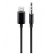 PremiumCord Apple Lightning audio redukční kabel na 3.5 mm stereo jack, 1 m, černý PremiumCord Apple Lightning audio redukční kabel na 3.5 mm stereo jack, 1 m, černý