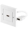 PremiumCord HDMI, zásuvka v panelu, 1x HDMI A - HDMI A Female/Female, bílá PremiumCord HDMI, zásuvka v panelu, 1x HDMI A - HDMI A Female/Female, bílá
